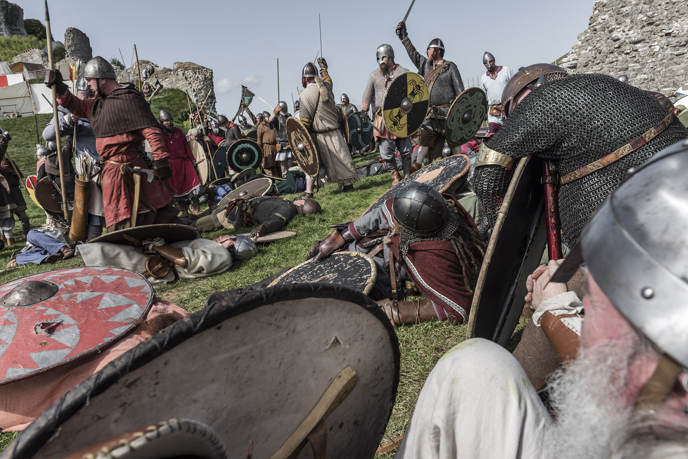 come and meet the raiders and traders of the dark age witness